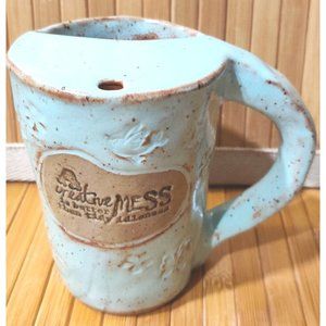 A Creative Mess Is Better Than Tidy Idleness Art Mug -Signed Toadily Handmade
